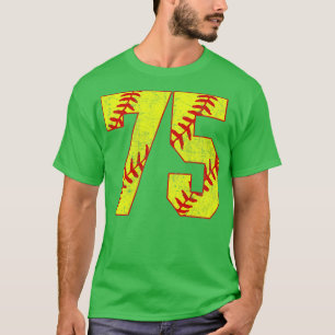 Camiseta Softball Número 75 75 Softball Jersey U