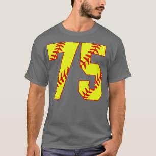 Camiseta Softball Número 75 75 Softball Jersey U