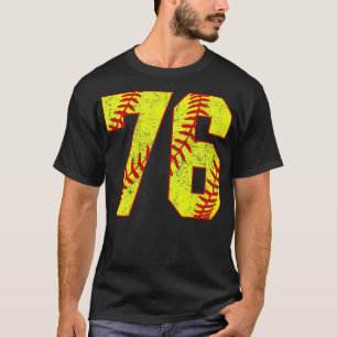 Camiseta Softball Número 76 76 Softball Jersey U