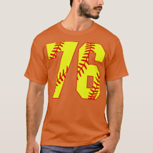 Camiseta Softball Número 76 76 Softball Jersey U