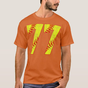Camiseta Softball Número 77 77 Softball Jersey U