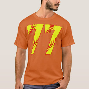 Camiseta Softball Número 77 77 Softball Jersey U