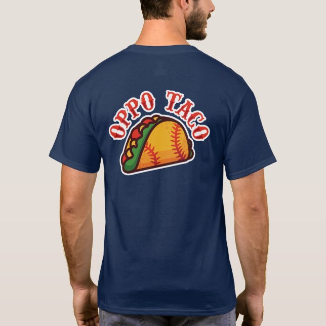 Camiseta Softball Oppo Taco/beisebol (Verso)