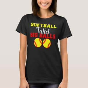 Camiseta Softball toma grandes bolas Softball