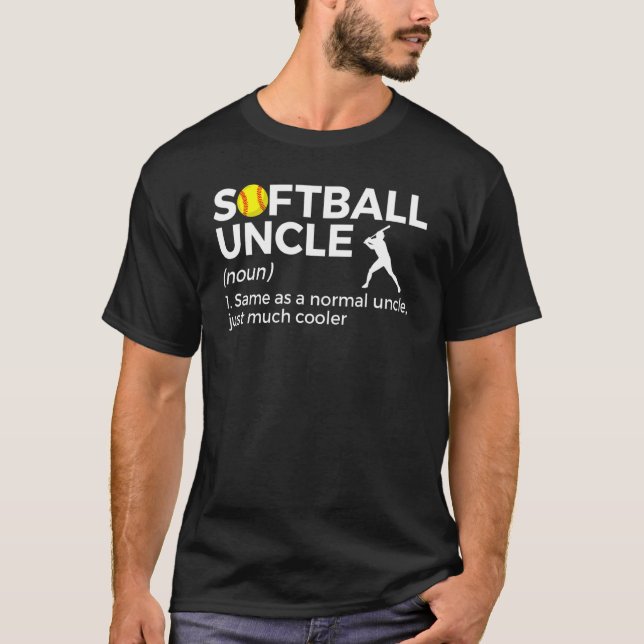 Camiseta Softball Uncle Definition (Frente)