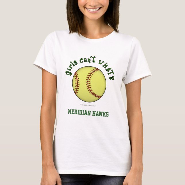 Camiseta Softball Verde (Frente)