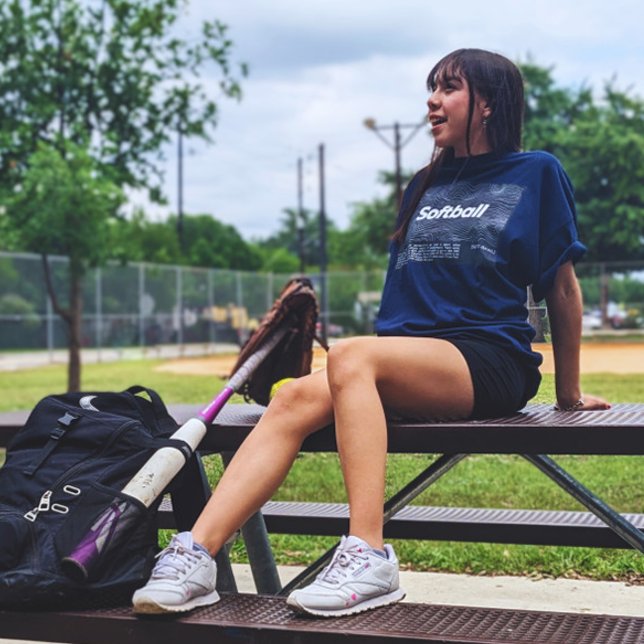 Camiseta Softball YOUTH UNISEX Definido (Criador carregado)