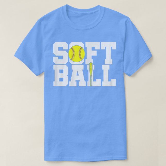 Camiseta Softballer do Lover do Jogo do Sofball Player (Frente do Design)