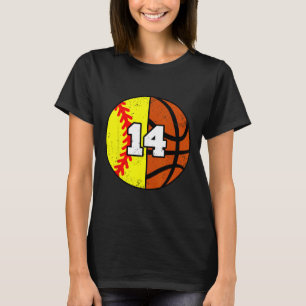 Camiseta Softll Sketll Número 14 Piada de Aniversá