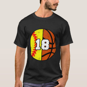 Camiseta Softll Sketll Número 18 Piada Aniversário