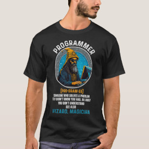 Camiseta Software de codificação técnica de definição de pr