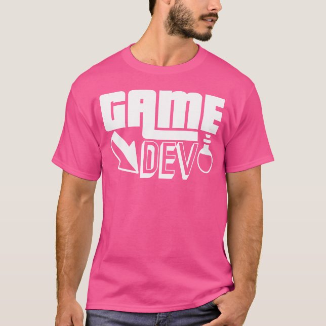 Camiseta Software de Design de nível de jogador de desenvol (Frente)