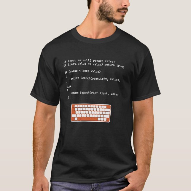 Camiseta Software De Programação De Nó De Pesquisa Da Árvor (Frente)