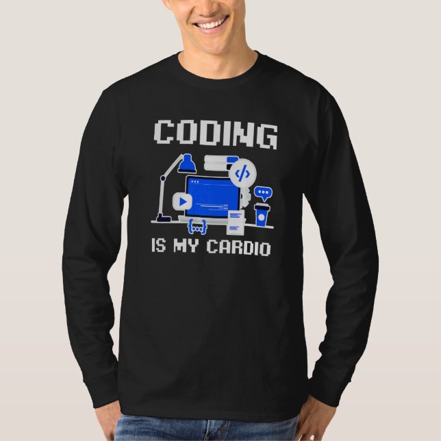 Camiseta Software Developer Programmer Coder Coding Is My C (Frente)
