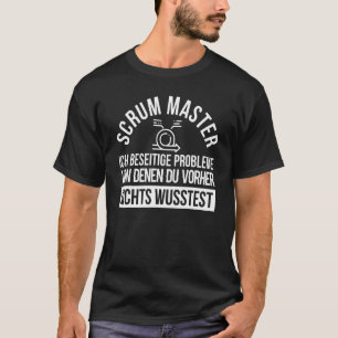 Camiseta Software Developer Project Management Scrum Master