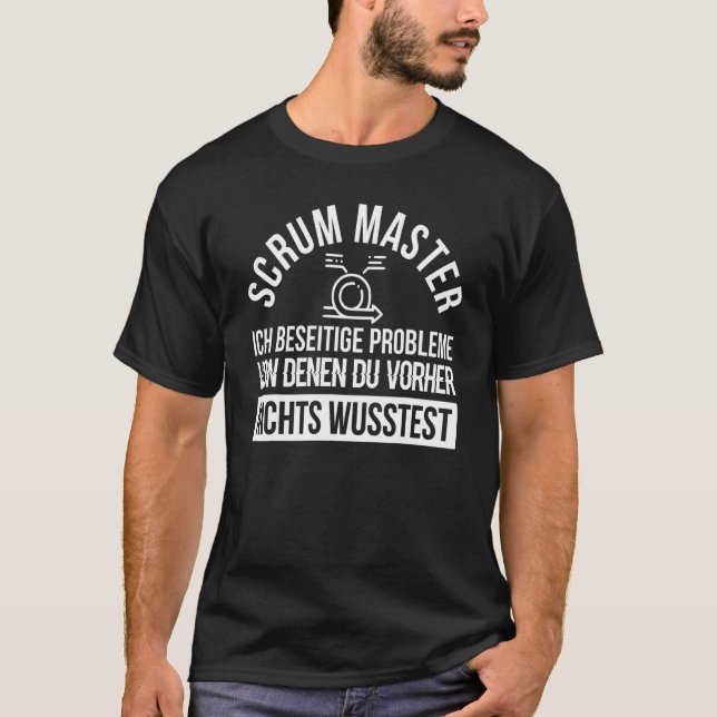 Camiseta Software Developer Project Management Scrum Master (Frente)