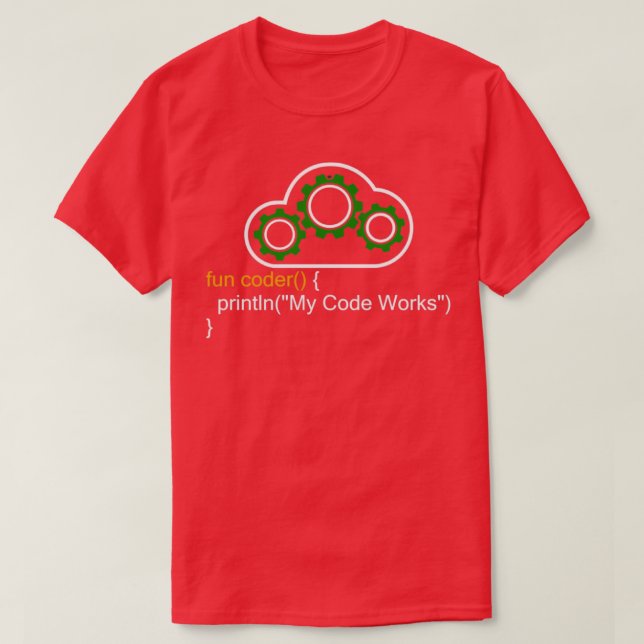 Camiseta Software Engineer Kotlin programming Language Kotl (Frente do Design)