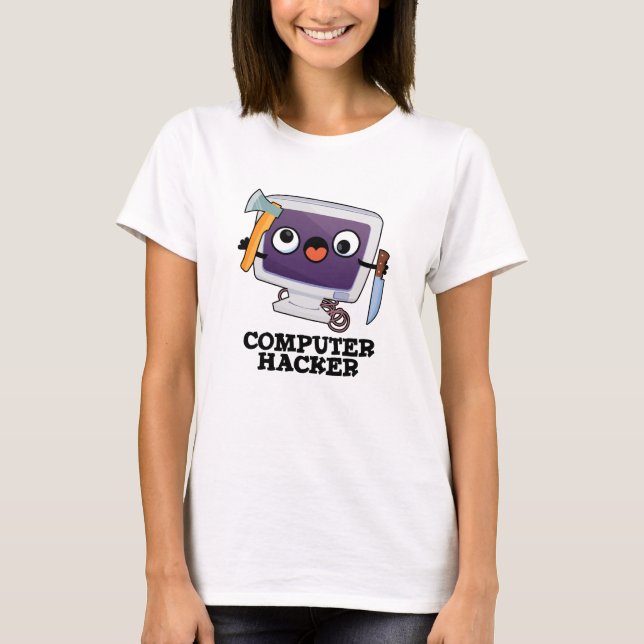 Camiseta Software Hacker Funny Technology Pun (Frente)