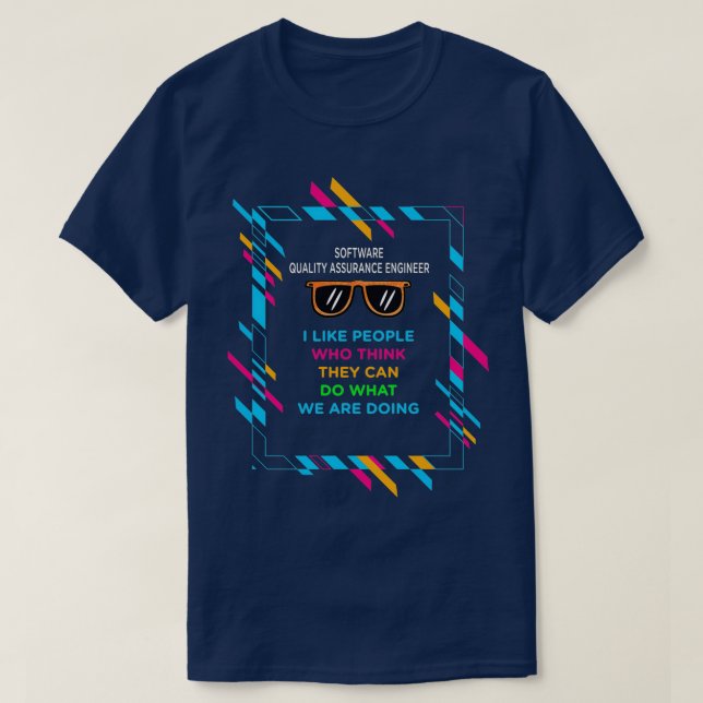 CAMISETA SOFTWARE QUALITY ASSURANCE ENGINEER 2 (Frente do Design)