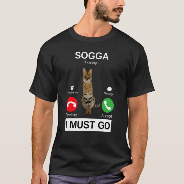 Camiseta Sogga chama Memória de Gato Caracal (Frente)