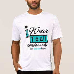Camiseta Sogra - eu visto o câncer de ovário retro da