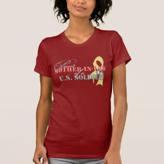 Camiseta Sogra orgulhosa de um soldado dos E.U.