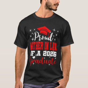 Camiseta Sogra Super Orgulhosa da Graduada de 2026 Graduada