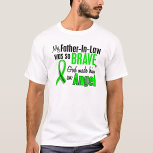 Camiseta Sogro do linfoma de Non-Hodgkins do anjo 1