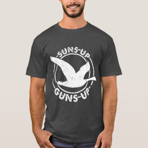 Camiseta Sois Acima Armas Engraçadas Caça Pato Caçador D