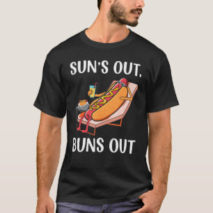 Camiseta Sóis Fora Buns Fora Salsicha Cachorro Quente Comi