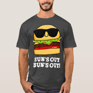 Camiseta Sois Out Buns Out Engraçado Burger Summer Pun 1