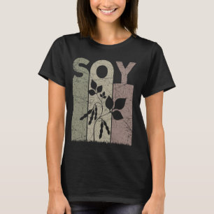 Camiseta Soja Vintage Soja Feijão Retro Soja Foodie
