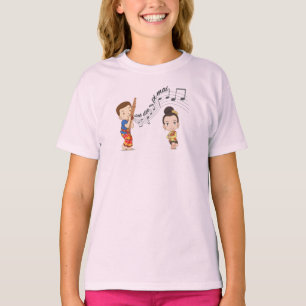 Camiseta Sok Dee Pi Mai (Feliz Ano Novo Lao) Meninas"