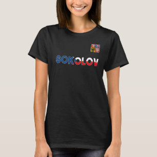 Camiseta Sokolov República Checa Bandeira do Coração Casaco