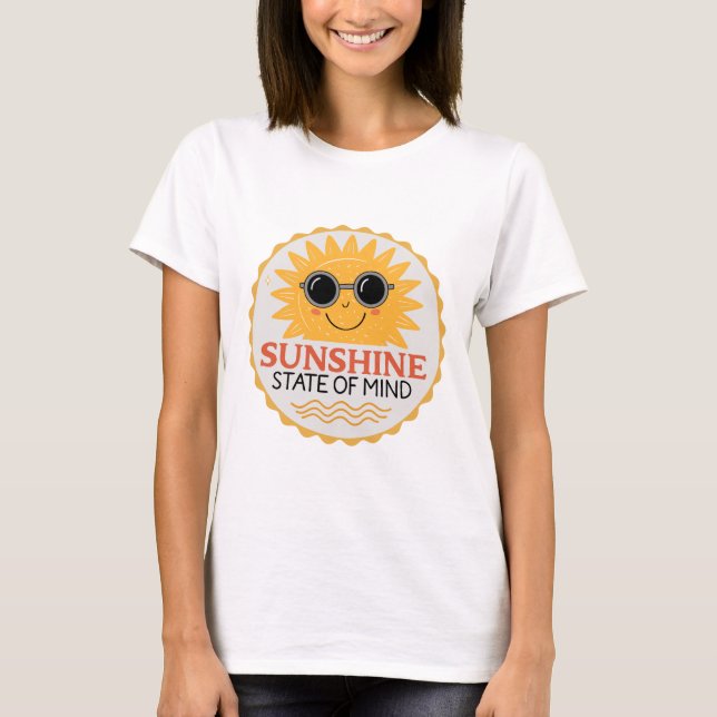 Camiseta Sol 70s Sorridente (Frente)