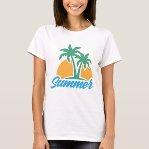 CAMISETA SOL AÉREO DO MAR DO VERÃO