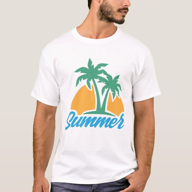 CAMISETA SOL AÉREO DO MAR DO VERÃO (Frente)