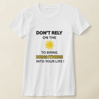Camiseta Sol Amarelo Paz Interior Feminina, Motivacional