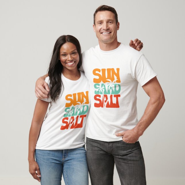 Camiseta Sol Areia Sal - Verão (Unissex)