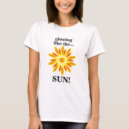 Camiseta Sol Brilhando Como O Sol