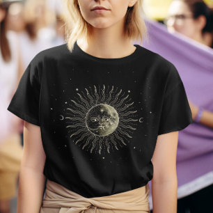 Camiseta Sol Celestial e Lua