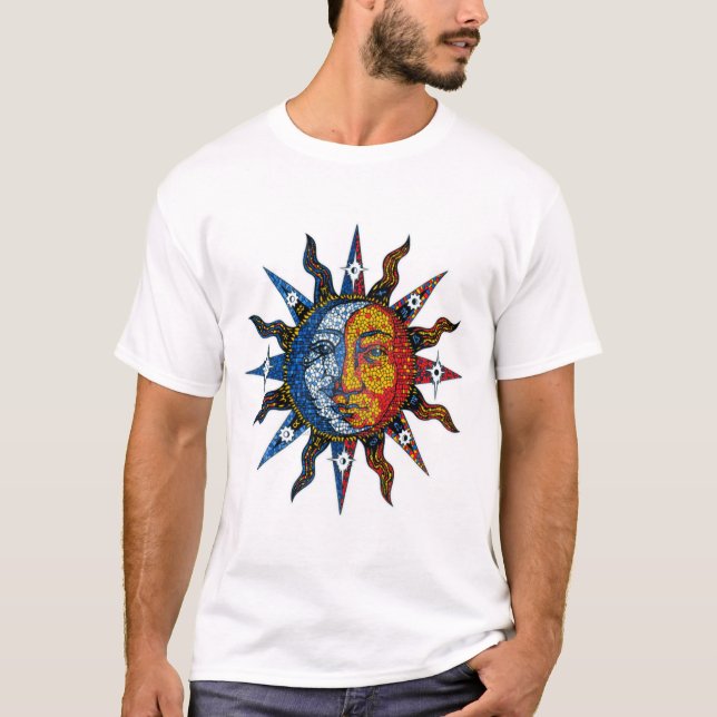 Camiseta Sol Celestial E Lua (Frente)