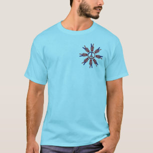Camiseta Sol com Sinais de Paz