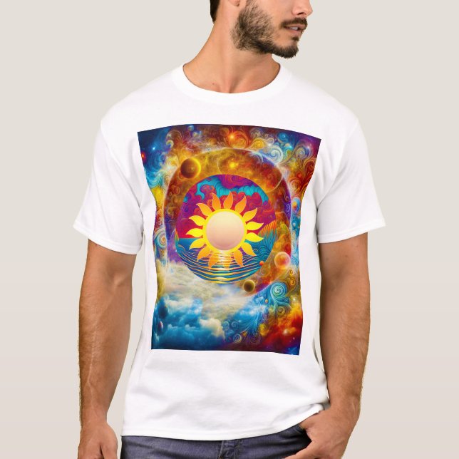 Camiseta Sol cósmico (Frente)