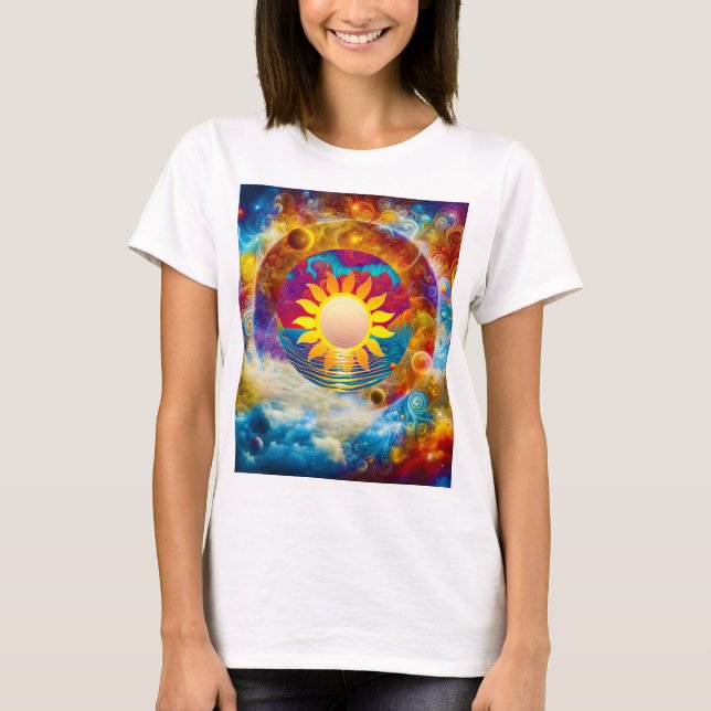 Camiseta Sol cósmico (Frente)