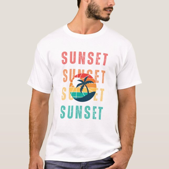 Camiseta Sol de Verão Ilustrado Amarelo (Frente)