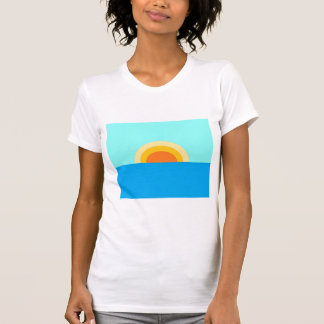 Camiseta Sol de Verão na Água