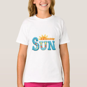 Camiseta Sol de Verão - Sol de Verão com cores brilhantes