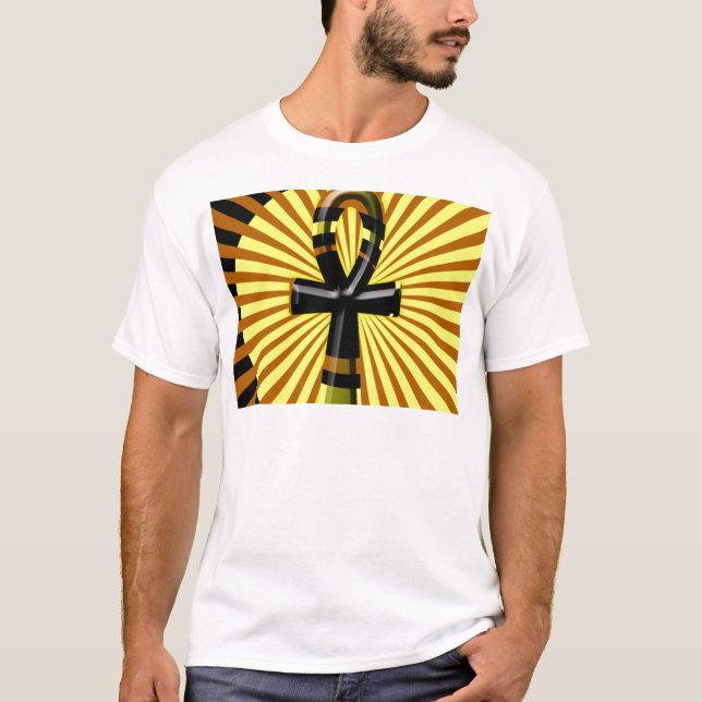 Camiseta sol do ankh (Frente)