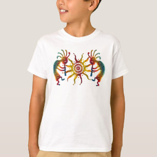Camiseta SOL DO DUO DE KOKOPELLI + suas ideias